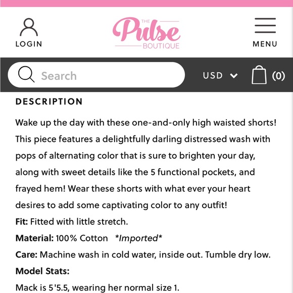 KanCan Multi-Color Thread Distressed Shorts- Lilliana Wash - Picture 8 of 8